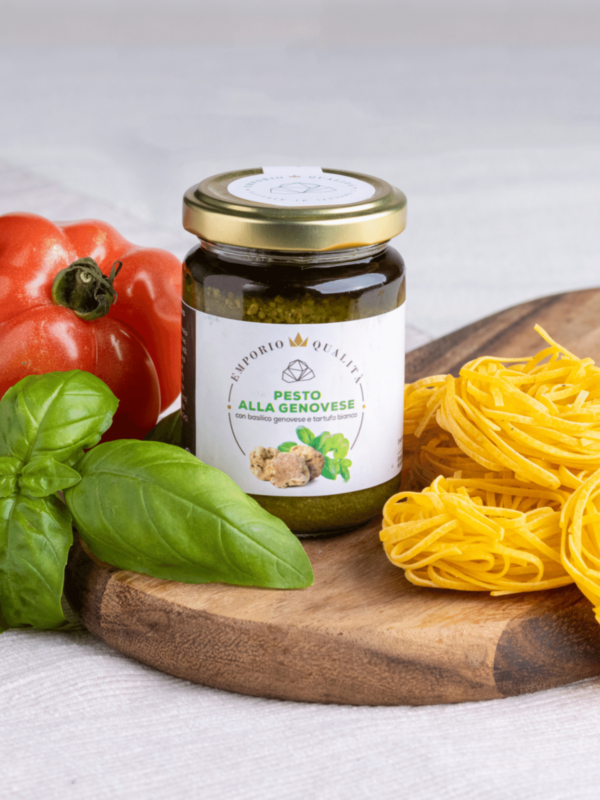 Pesto alla Genovese con tartufo bianco